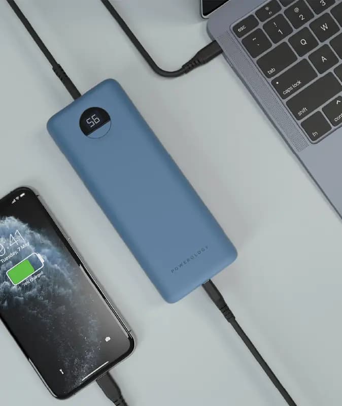 پاوربانک 20000 میلی آمپر پاورولوژی Powerology Power Bank 20000mAh PD 30W PPBCHA05 — تصویر ۳