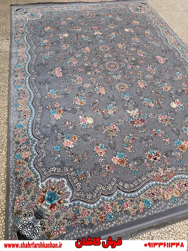 فرش طرح افشان 700 شانه رها دودی