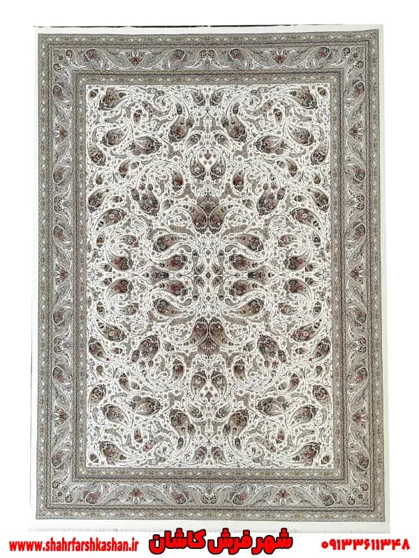 فرش ماهی 1500 شانه طرح دستباف افشان