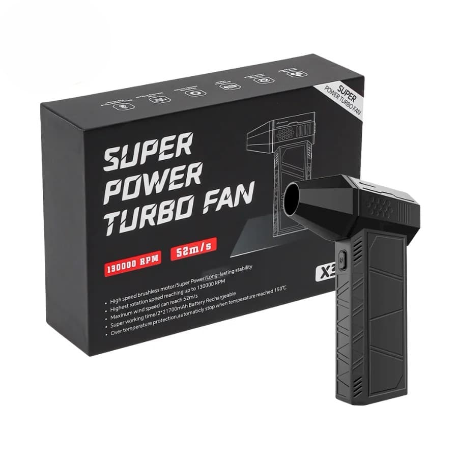 جت فن شارژی و دمنده باد X3 مدل Super Power Turbo Fan — تصویر ۳
