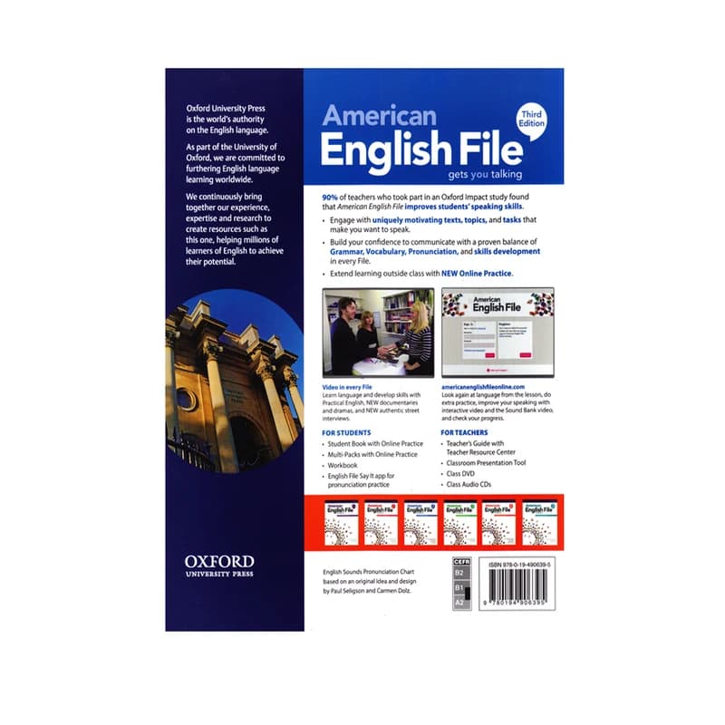کتاب American English File 2 Third Edition کد B21562 — تصویر ۴