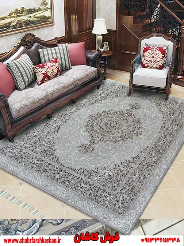 مدل سروین کرم فرش مدرن 1500 شانه تراکم 4500