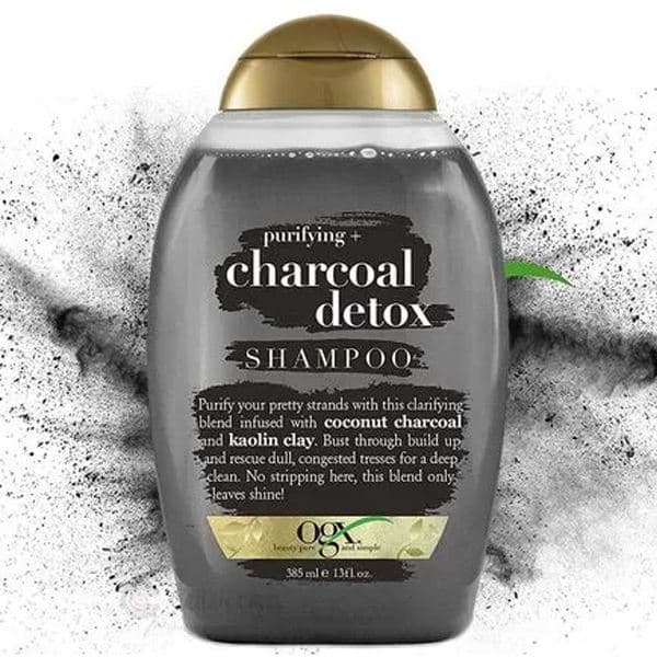 شامپو پاکسازی موی سر او جی ایکس OGX مدل زغال Charcoal detox — تصویر ۲