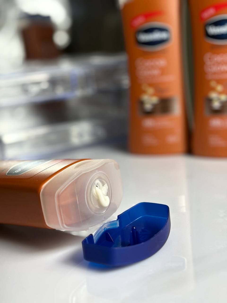 لوسیون بدن وازلین VASELINE مدل COCOA GLOW حجم 400ml اصل — تصویر ۴