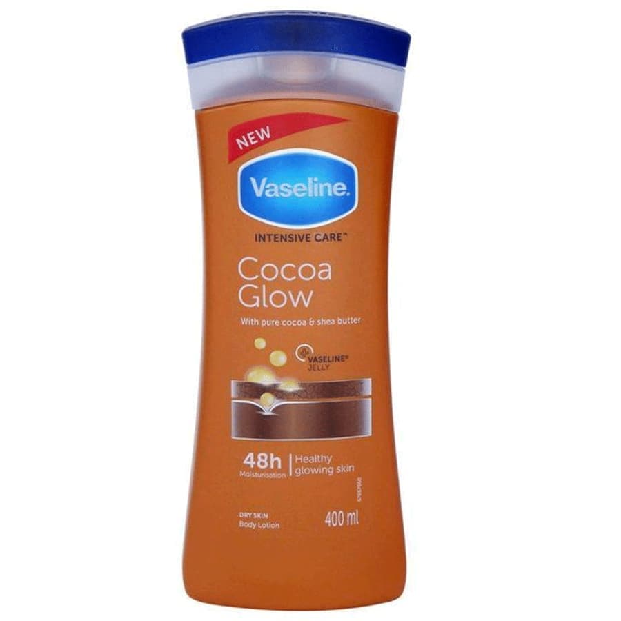 لوسیون بدن وازلین VASELINE مدل COCOA GLOW حجم 400ml اصل