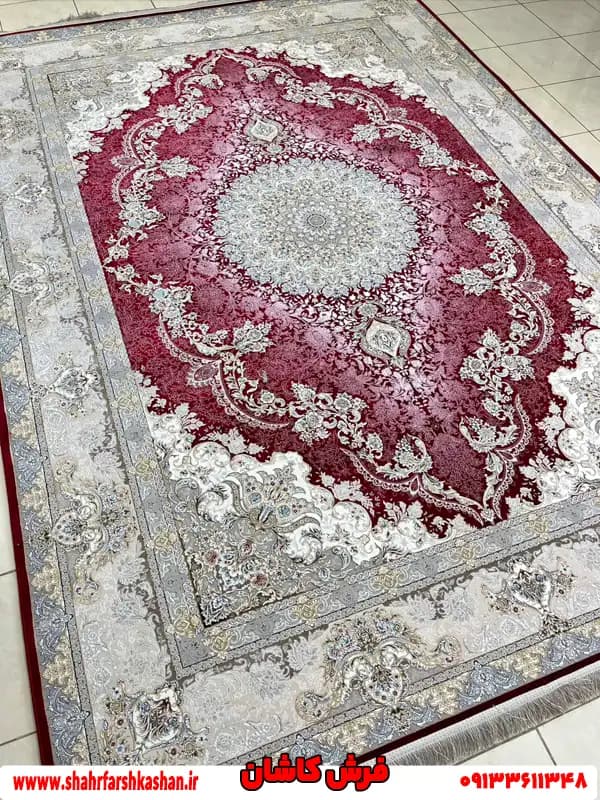 فرش لاکی 1500 شانه طلاکوب طرح محوا — تصویر ۲