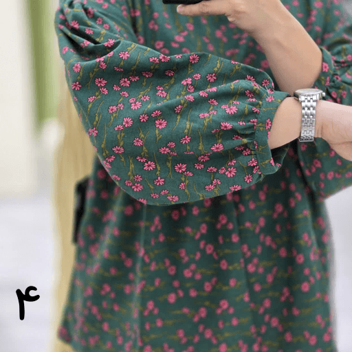 شومیز توکا گلدار — تصویر ۹
