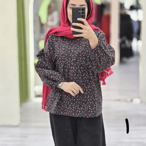 شومیز توکا گلدار