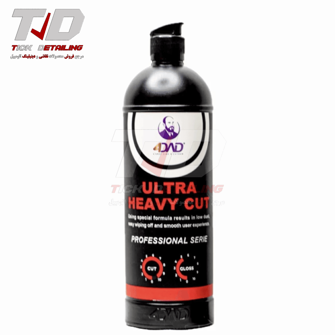 پولیش خیلی زبر فوردد مدل 4Dad Ultra Heavy Cut یک لیتری — تصویر ۲