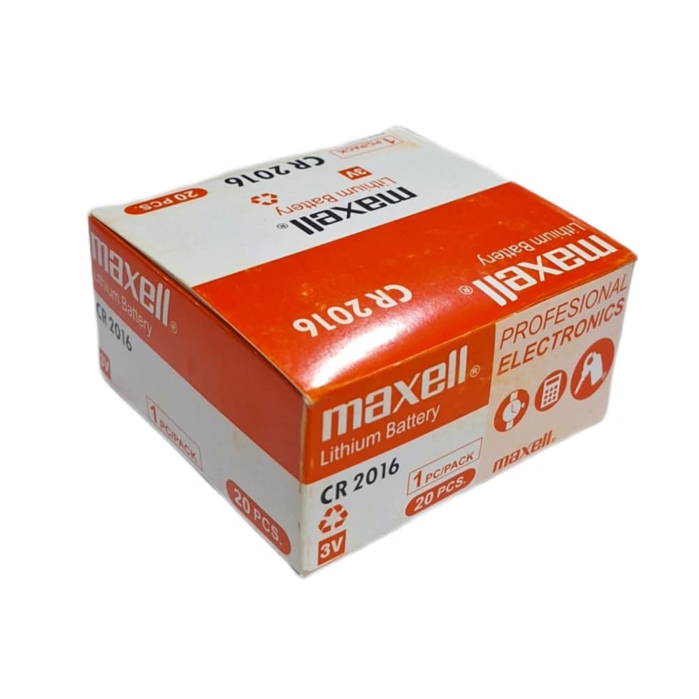 باتری سکه ای مکسل مدل Maxell cr 2032 جعبه 20 عددی — تصویر ۴
