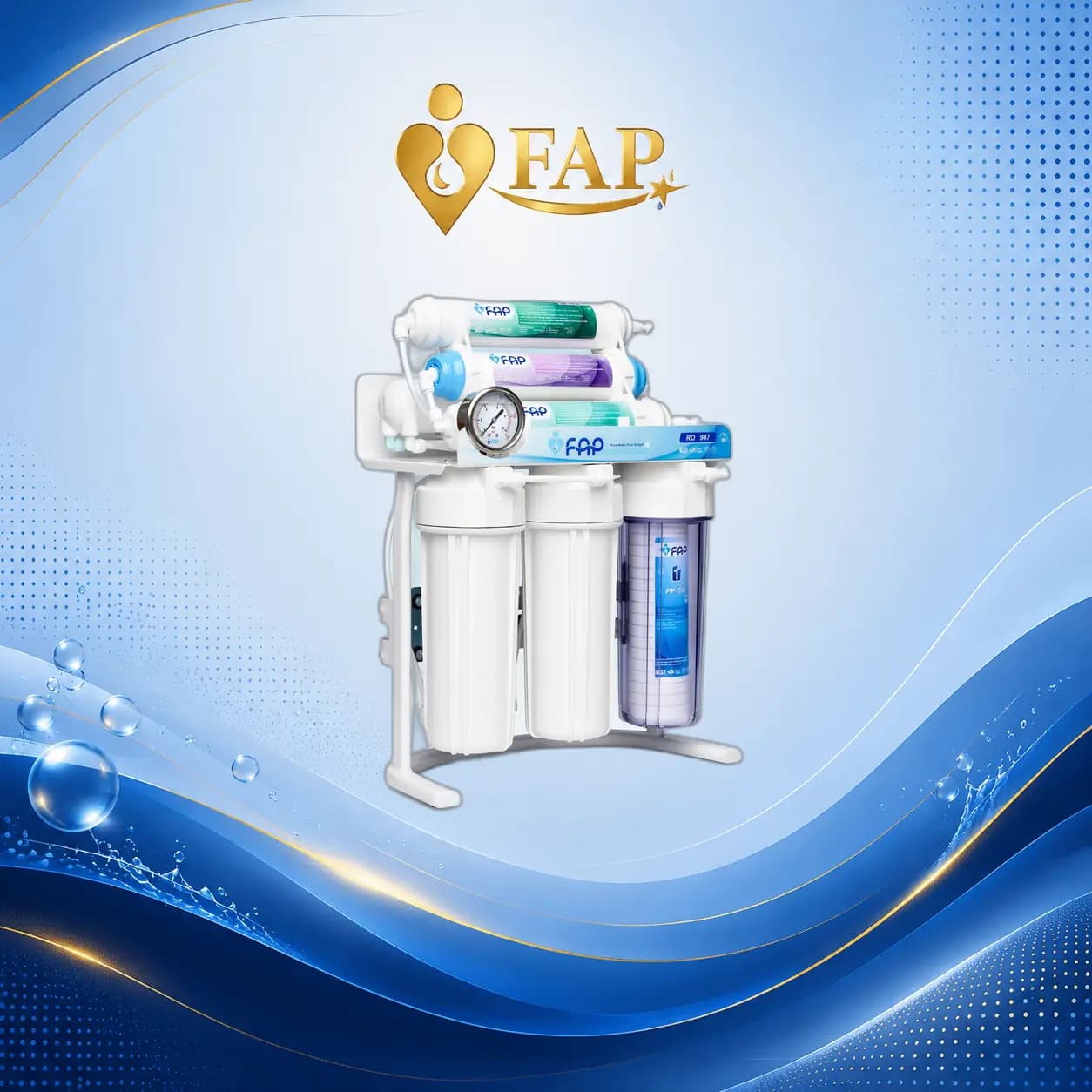 دستگاه تصفیه آب خانگی تایوانی مدل RO-947 برند FAP
