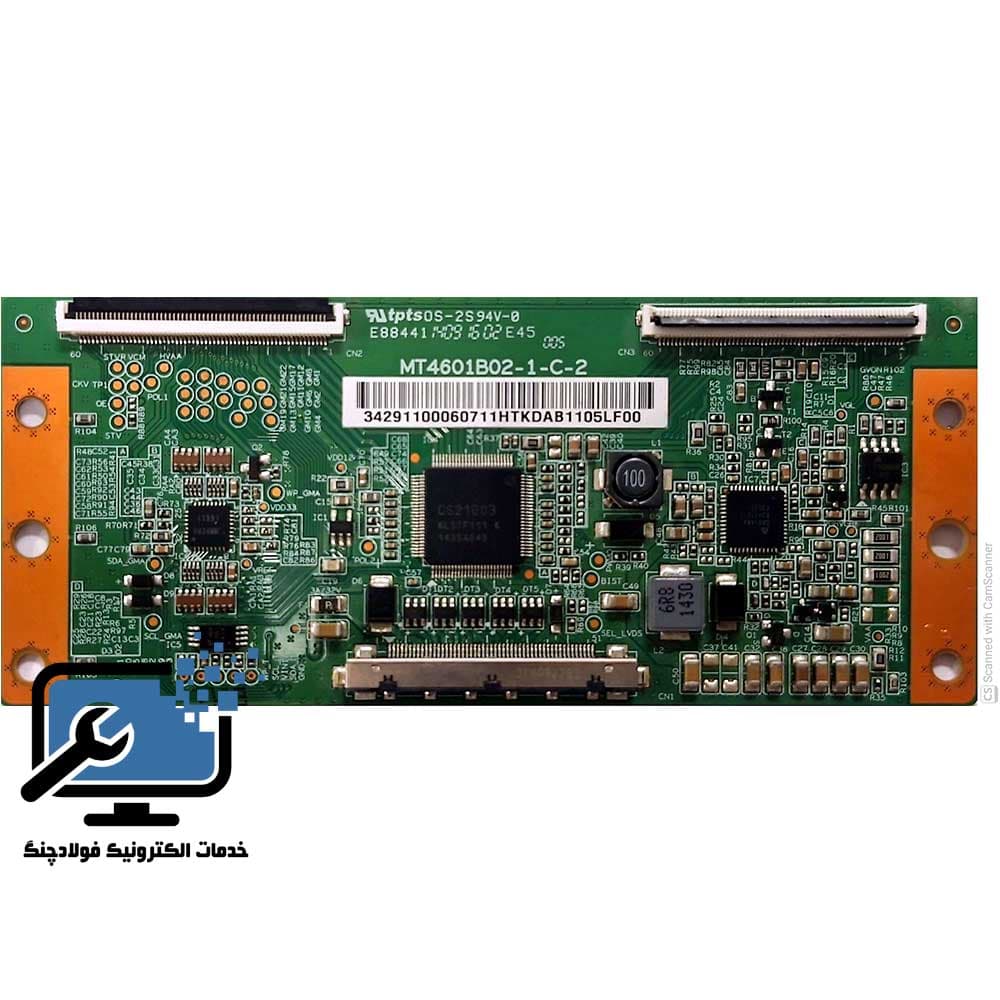 برد تیکان (TCON) تلویزیون TCL مدل LED48B3700، پارت MT4601B02-1-C-2 (استوک اورجینال)