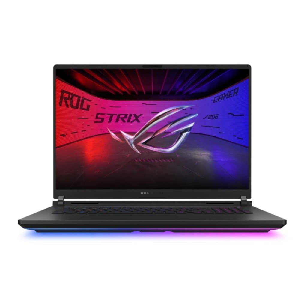 لپ تاپ 18 اینچی ایسوس مدل ROG Strix SCAR 18 G815LR-G18 Intel Core Ultra 9 275HX 64GB RAM 1TB SSD RTX 5090 24GB 18″ 2.5K Mini LED 240Hz DOS همراه با موس ROG Gladius III، کولهپشتی ROG و هدست ROG — تصویر ۳