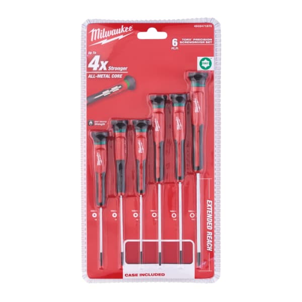 ست 6 عددی پیچگوشتی ساعتی TORX میلواکی 4932471870 — تصویر ۴
