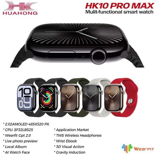 ساعت هوشمند طرح اپل واچ سری 10 مدلHK10PROMAX