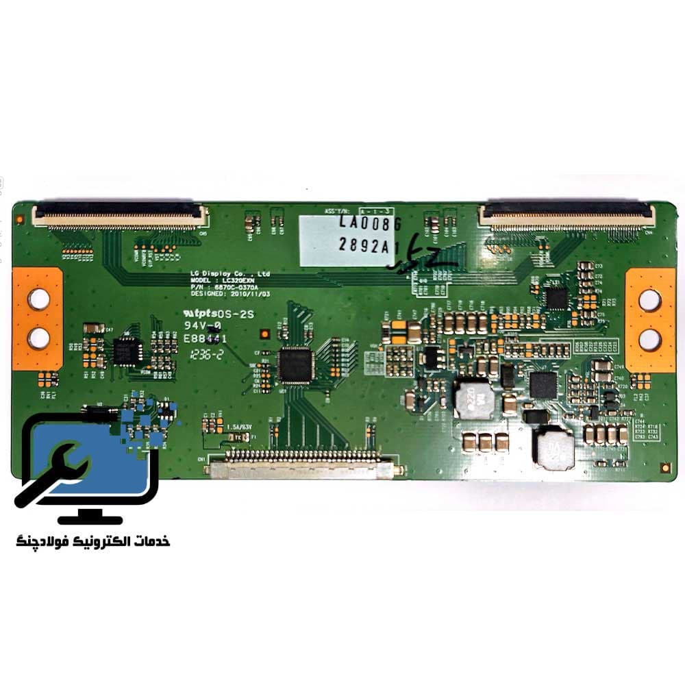 برد تیکان TCON-LG32LS3400 با پنل LG DISPLAY مدل LC320EXN (پارت نامبر 6870C-0370A)