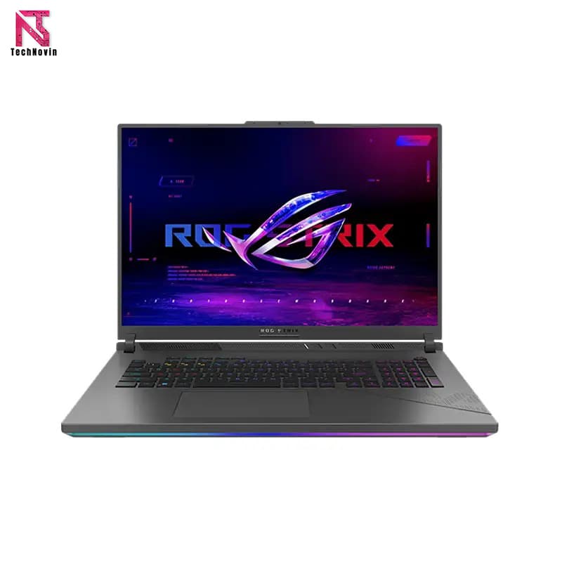 لپ تاپ 18 اینچی ایسوس مدل ROG Strix G814JZR-G18 Intel Core i9-14900HX 32GB RAM 1TB SSD RTX 4080 12GB 18″QHD IPS 240Hz Windows 11 home