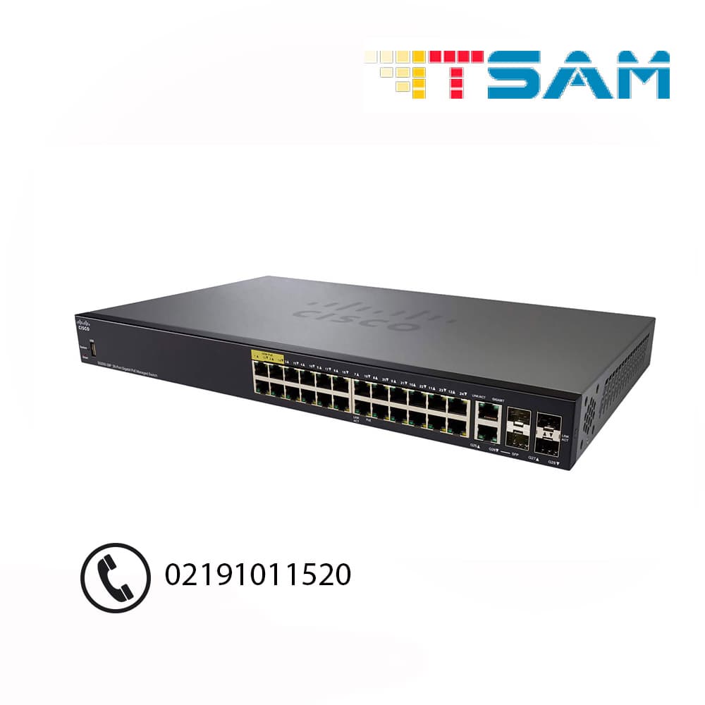 سوئیچ سیسکو مدل SG350-28P