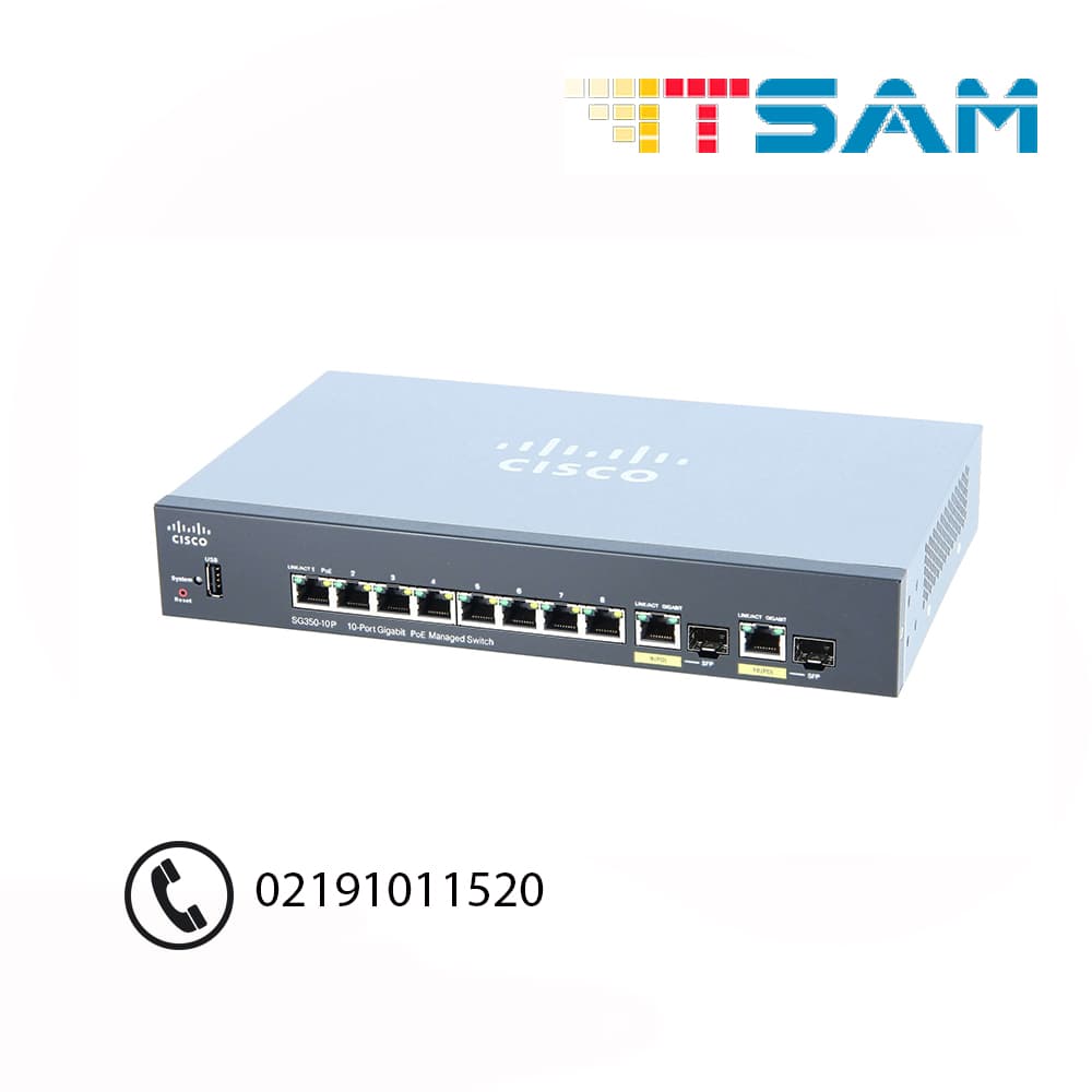 سوئیچ سیسکو مدل SG350-10
