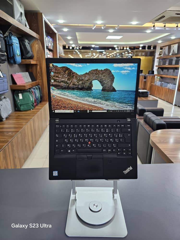 لپ تاپ 14 اینچی لنوو مدل ThinkPad T480s i5 8350U 8GB 256GB SSD touch FHD-کارکرده