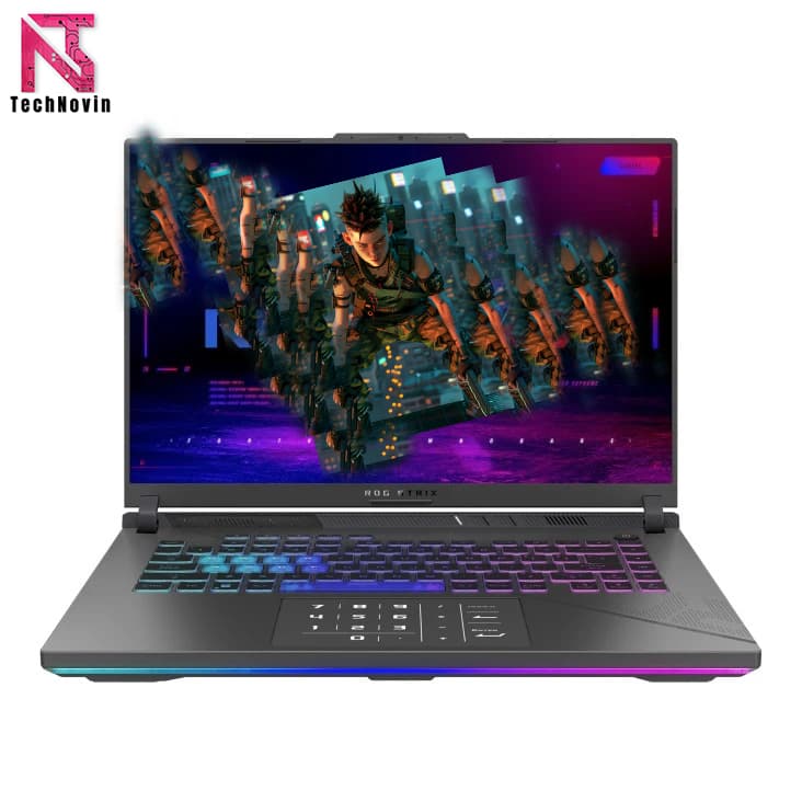 لپ تاپ 16 اینچی ایسوس مدل ROG Strix G16 G614JIR-N3009W-i9 14900HX 16GB DDR5 512SSD RTX4070 FHD W — تصویر ۲