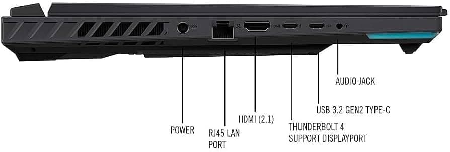 لپ تاپ 16 اینچی ایسوس مدل ROG Strix G16 G614JV-AS73 -i9 13980HX-16GB DDR5 4800MHz-1TB SSD-RTX4060-FHD — تصویر ۴