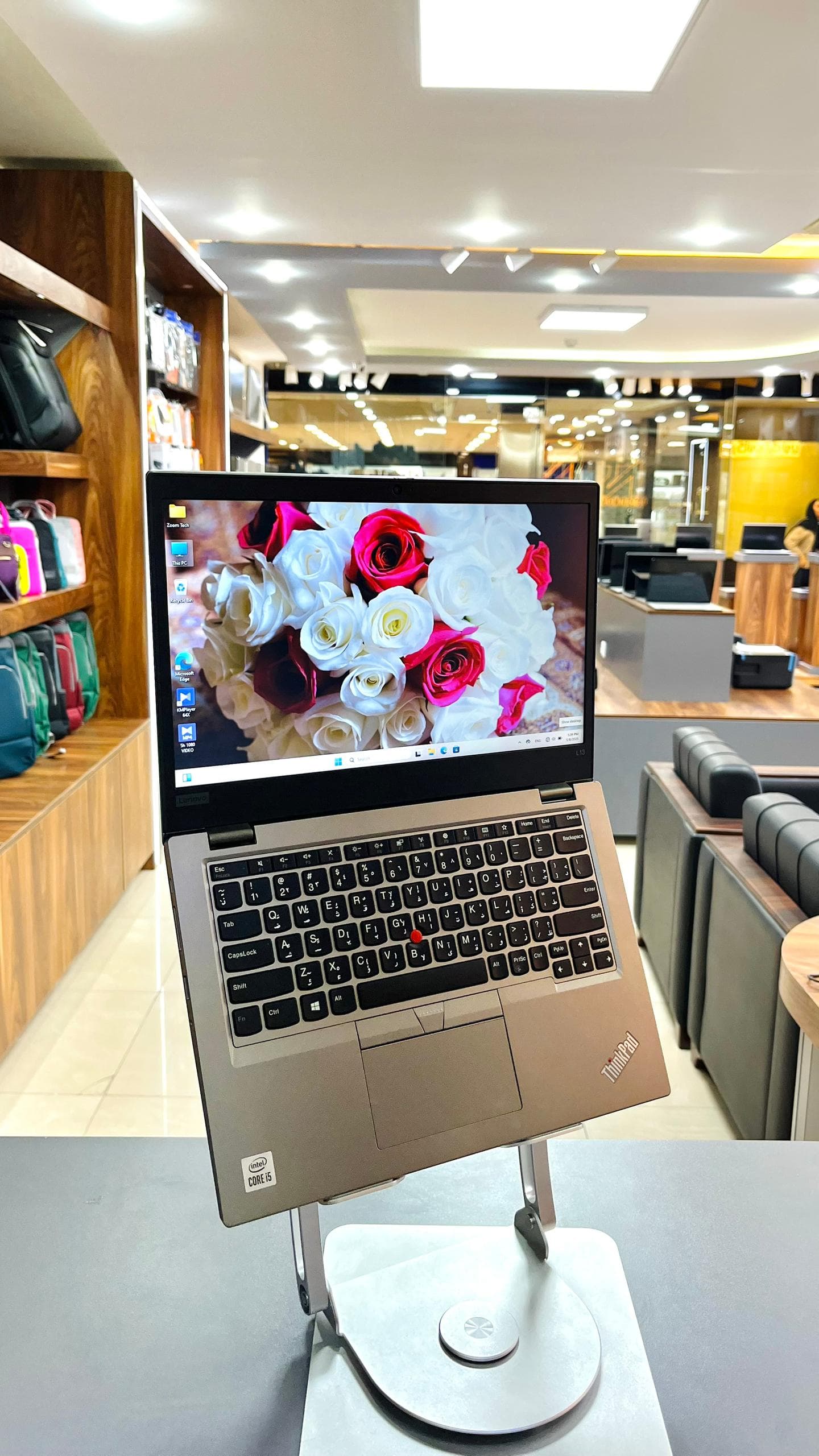 لپ تاپ لنوو 13 اینچی مدل ThinkPad L13 i5 10210U 8GB 256GB(🖥️ کارکرده) — تصویر ۳
