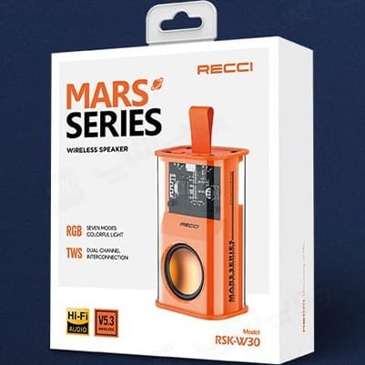 اسپیکر قابل حمل رسی مدل Recci Mars RSK-W30 — تصویر ۴