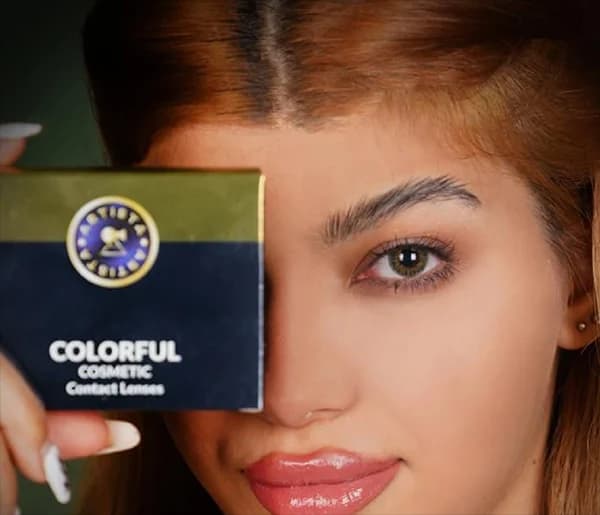 لنز چشم رنگ سبز آرتیستا مدل GENESIS Green 322 — تصویر ۵