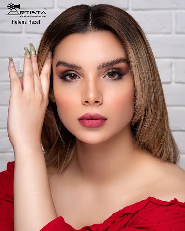 لنز چشم رنگ قهوه ای آرتیستا مدل Helena Hazel 063 — تصویر ۲