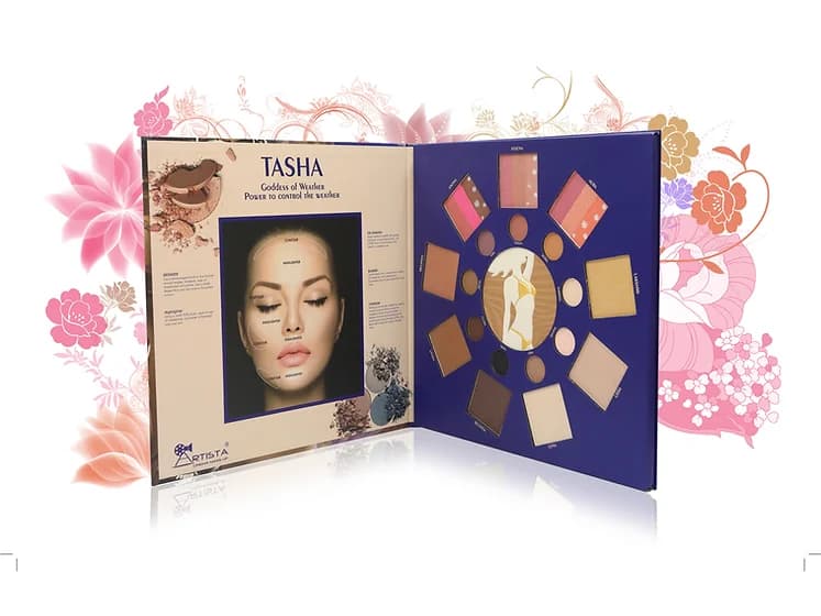 پالت آرایش چشم و ابرو تاشای آرتیستا | Artista Makeup Palette Tasha — تصویر ۲