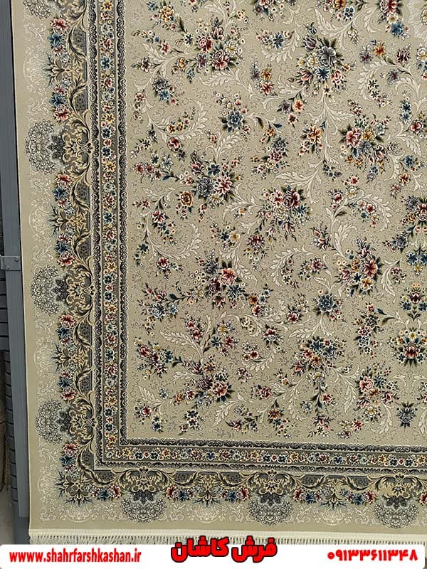فرش افشان رزالین 1200 شانه ترمه ای — تصویر ۳