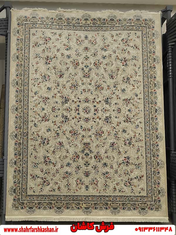 فرش افشان رزالین 1200 شانه ترمه ای — تصویر ۲