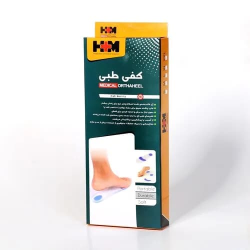کفی طبی ژله ای (سیلیکونی) سایز L برند اچ ام hm — تصویر ۵