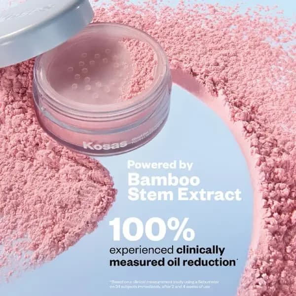 پودر فیکس کوزس مدل Cloud Set Loose رنگ Ultra Sheer Pink Rose حجم 20 گرمی — تصویر ۵