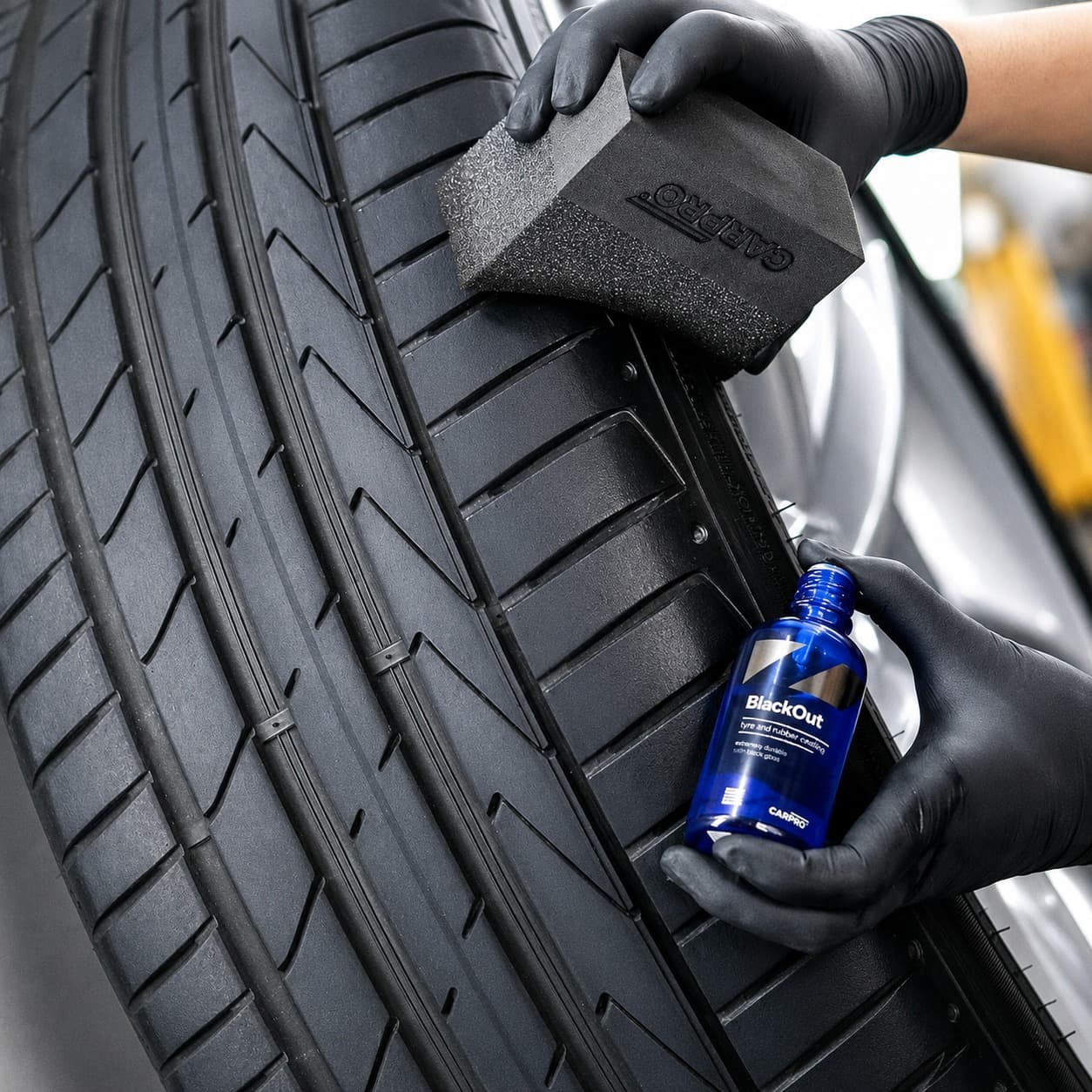سرامیک لاستیک 50 میلی لیتری کارپرو مدل Carpro CQuartz BlackOut 2.0 — تصویر ۵