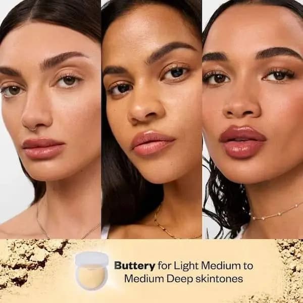 پنکک یا پودر فشرده کوزس رنگ Buttery باجعبه — تصویر ۵
