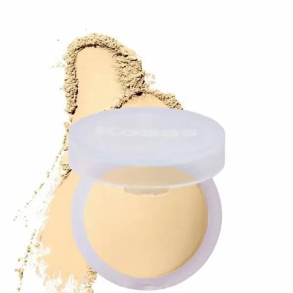 پنکک یا پودر فشرده کوزس رنگ Buttery باجعبه — تصویر ۴