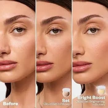 پنکک یا پودر فشرده کوزس رنگ Buttery باجعبه — تصویر ۲