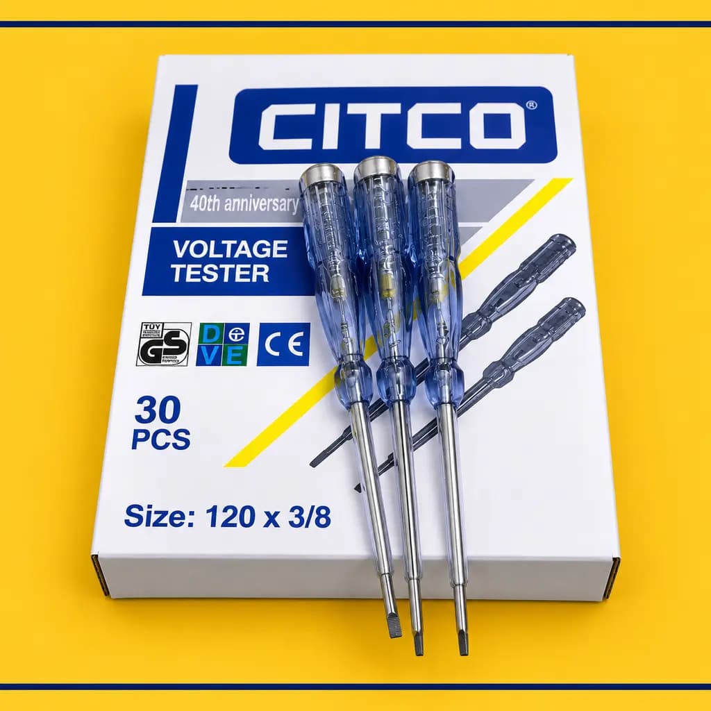 فازمتر سیتی کو CITCO — تستر برق حرفه‌ای مدل 120×3/8 — تصویر ۲