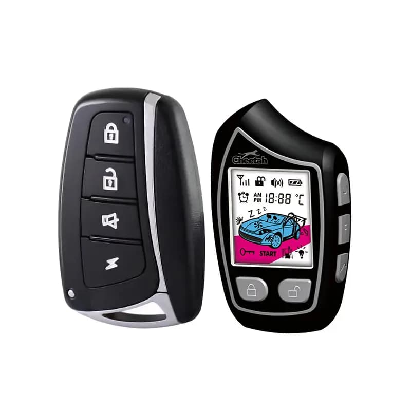 دزدگیر خودرو برند چیتا مدل تک ریموت تصویری شارژی S886D