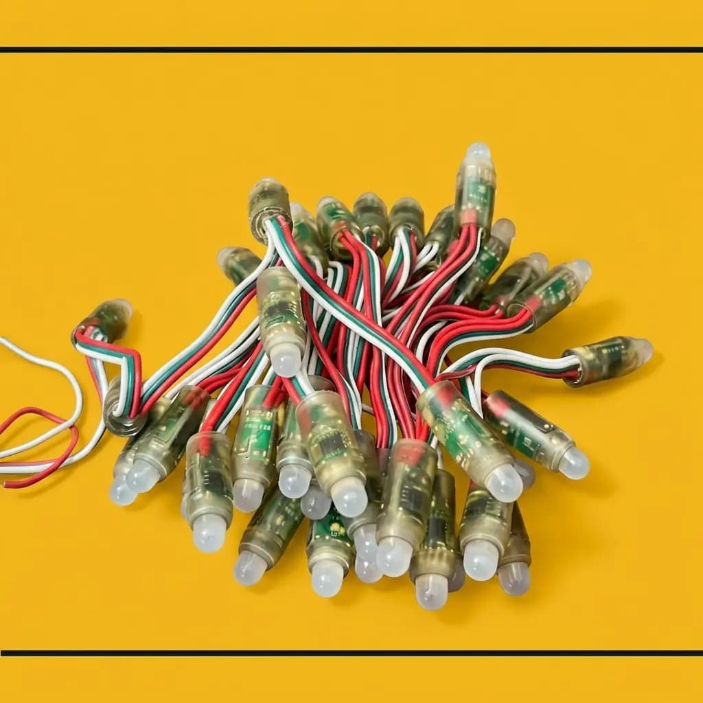 ریسه انگشتی دیجیتال IC دار (آدرس‌پذیر) 5 ولت — تصویر ۳