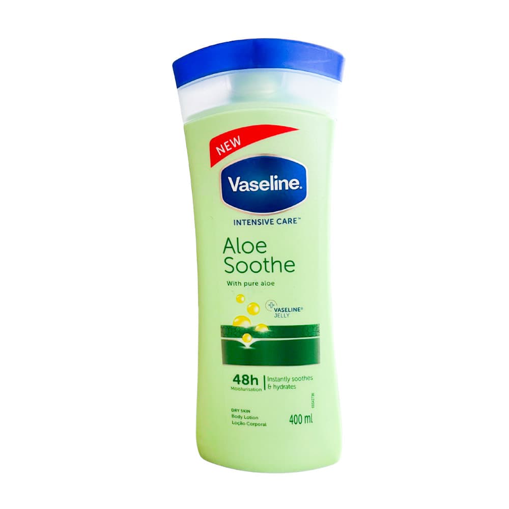 لوسیون بدن وازلین مدل (Vaseline Aloe Soothe) آلوئه ورا