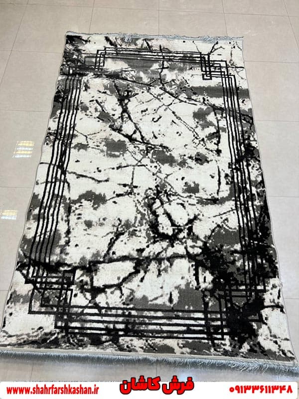 فرش جدید فانتزی کرم هیت ست کد 225