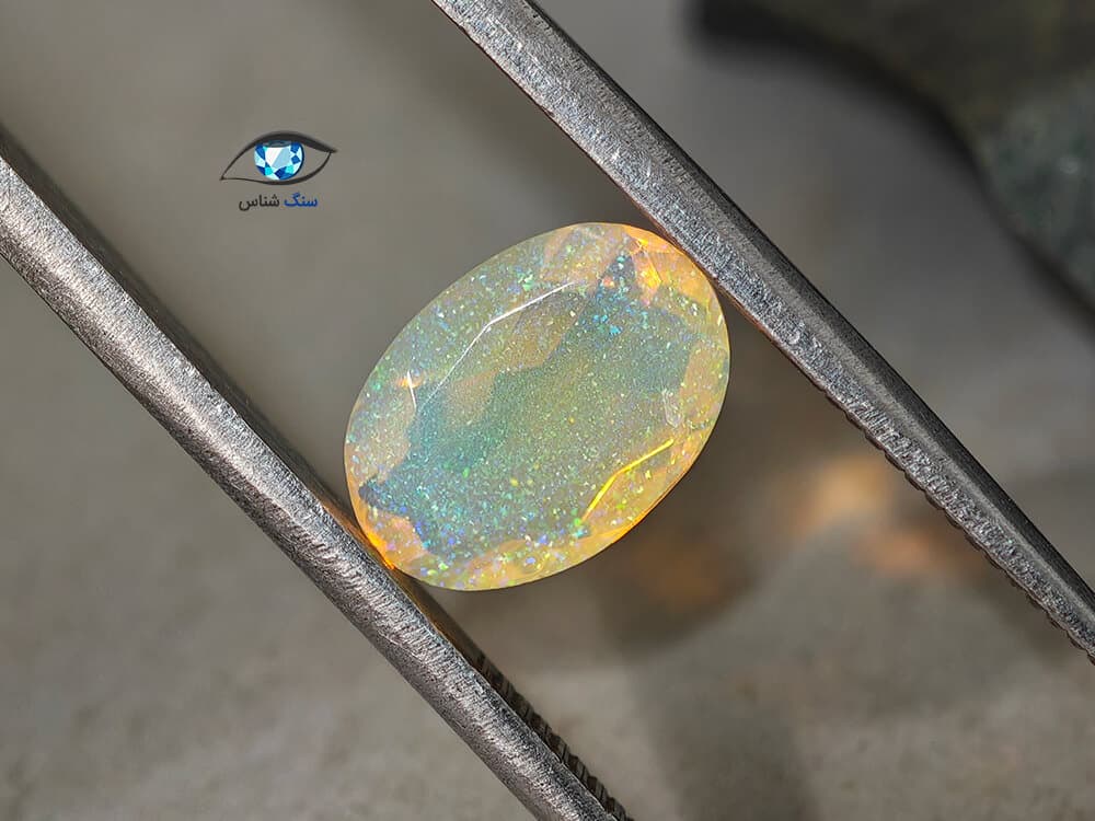 اوپال اتیوپی طبیعی 1.6 قیراط — تصویر ۵