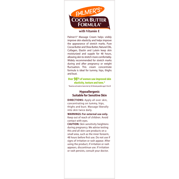 کرم رفع ترک شکم پالمرز آنتی استرچ مارک سری Cocoa Butter Formula — تصویر ۳