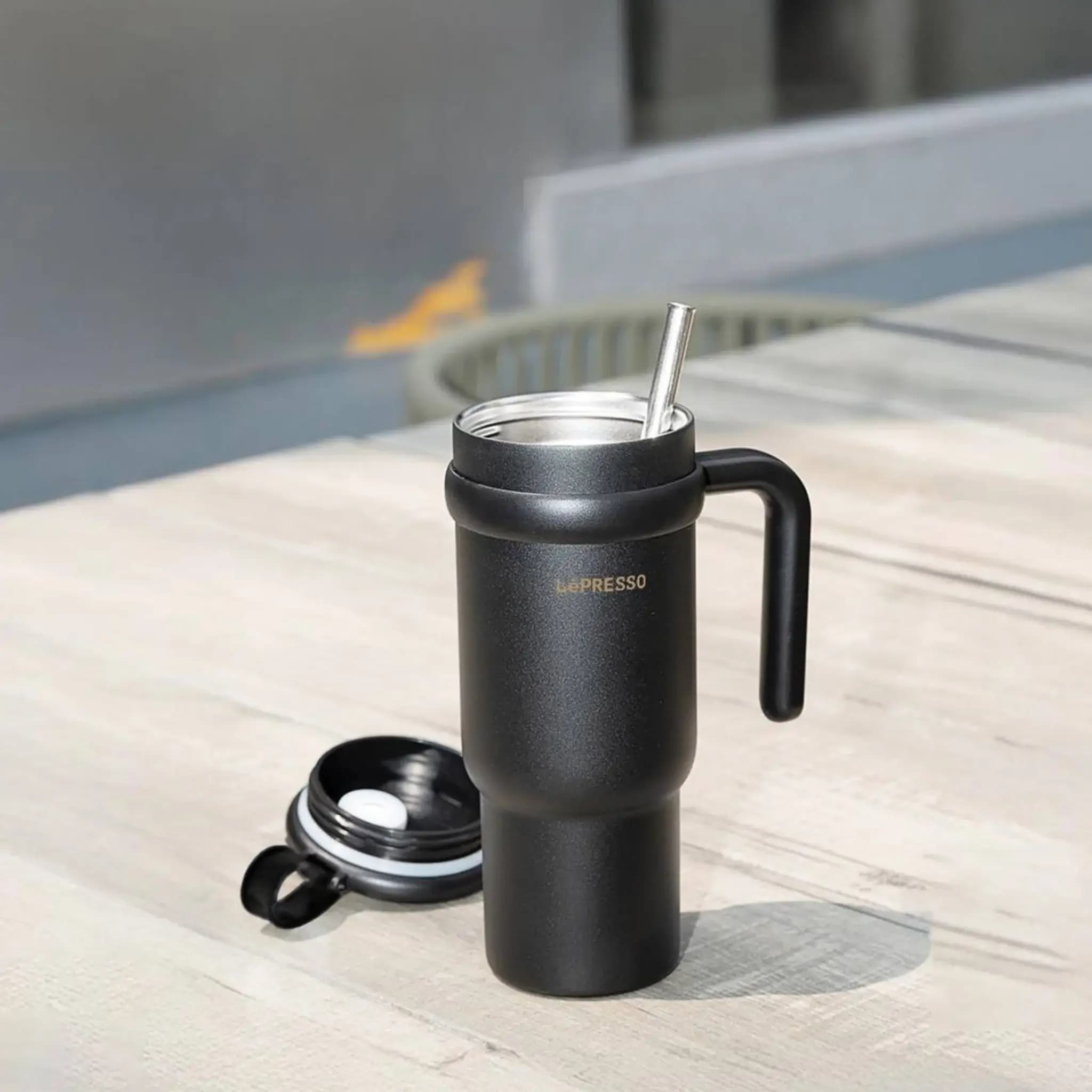 ماگ دو جداره لپرسو مدل Lepresso Thermo Flask Insulated Mug با ظرفیت ۹۰۰ میلی‌لیتر — تصویر ۹