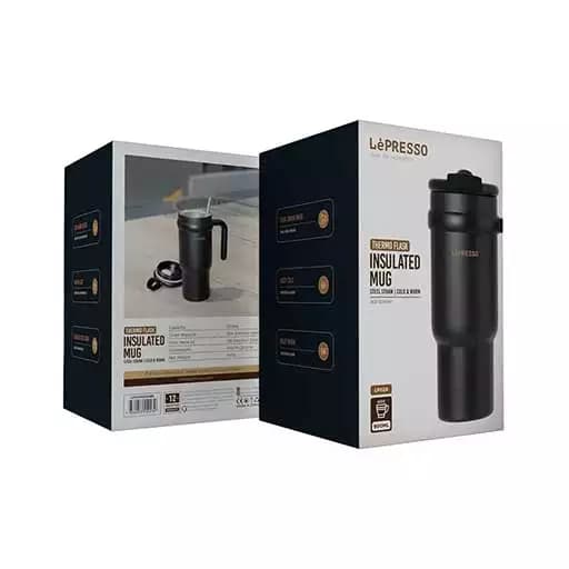 ماگ دو جداره لپرسو مدل Lepresso Thermo Flask Insulated Mug با ظرفیت ۹۰۰ میلی‌لیتر — تصویر ۸