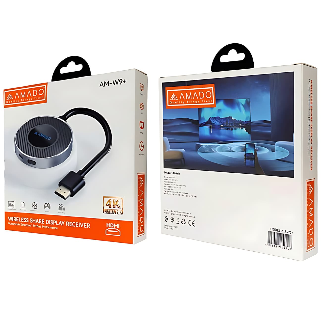 دانگل وایرلس HDMI آمادو مدل +AM-W9 — تصویر ۵