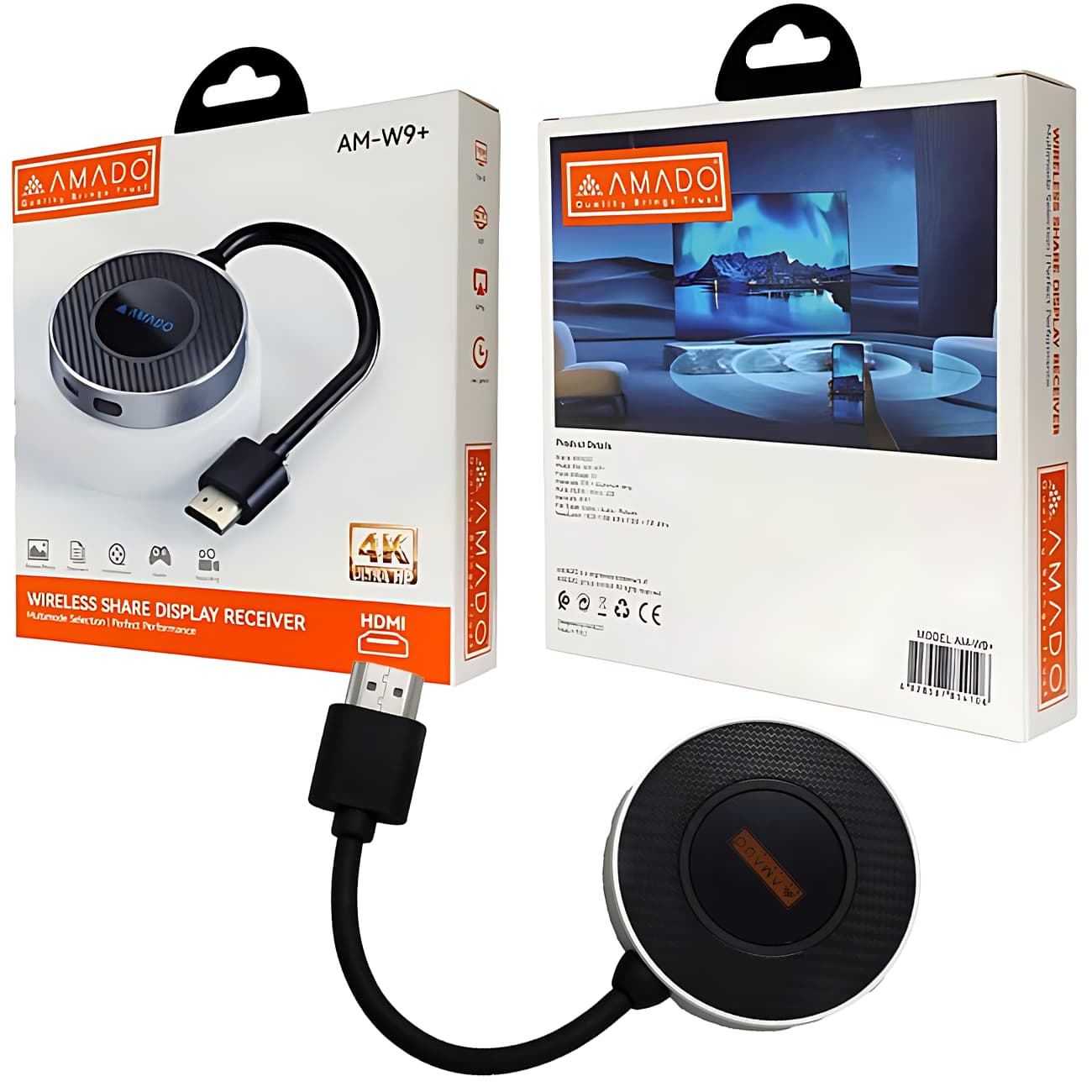 دانگل وایرلس HDMI آمادو مدل +AM-W9 — تصویر ۶